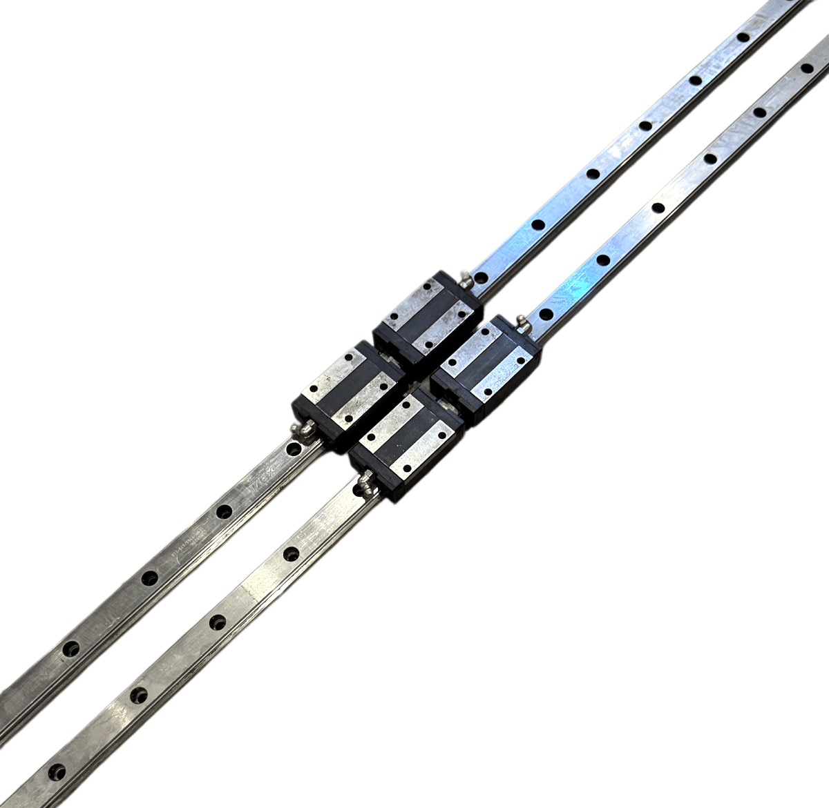 CNC PMI MSB20 Double Linear Slides with Four Bearings 112inch Length SL-374 - Image 3