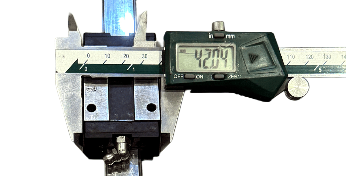 CNC PMI MSB20 Double Linear Slides with Four Bearings 112inch Length SL-374 - Image 9