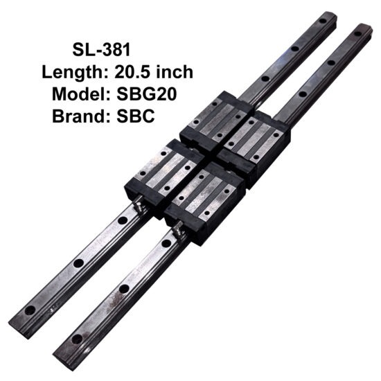 CNC SBC SBG20 Double Linear Slides with Four Bearings 20.5inch Length SL-381