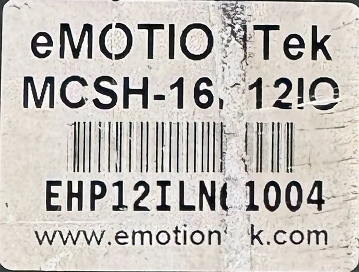 ETEK MOTION MCSH-16P12IO Multi-Axis Motion Controller AS766 - Image 3