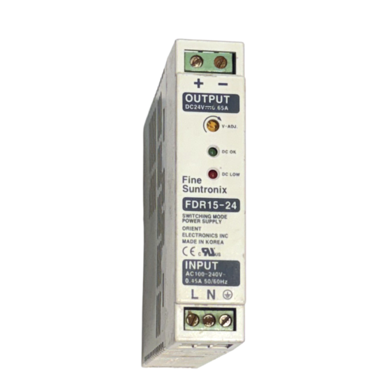 FINE SUNTRONIX FDR15-24 24V 0.65A AC To DC Single Output Switching Power Supply P455