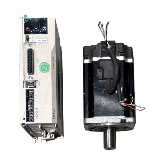 HCFA 0.75Kw (750W) SV-X1MH075A-N2LN AC Servo Motor + SV-X2EA075A-A Driver MD447