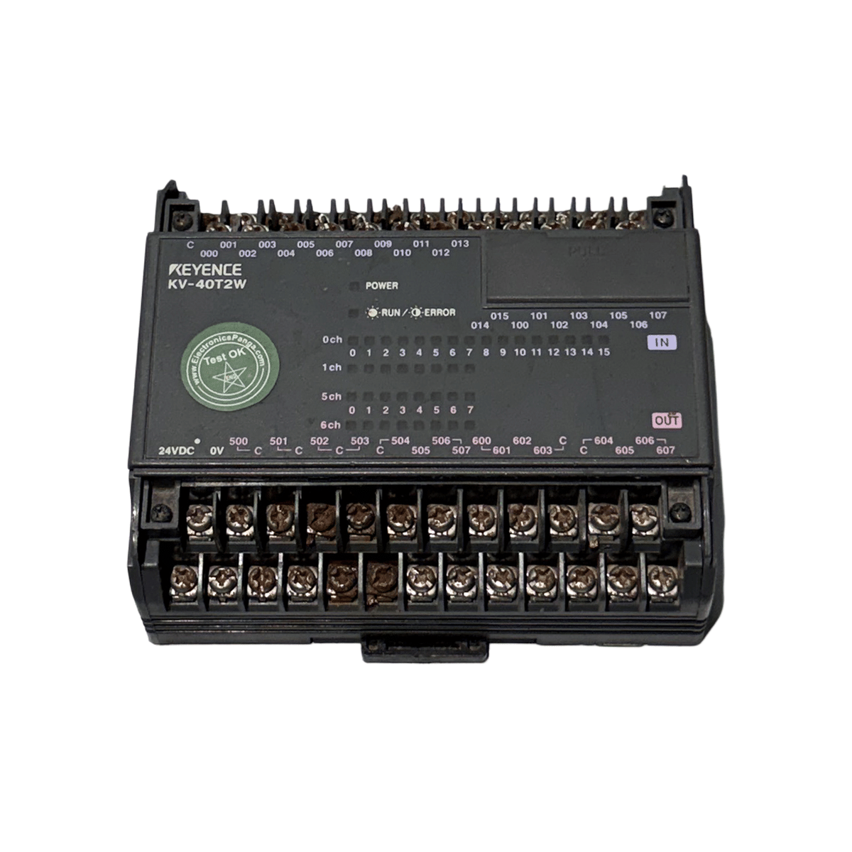 KEYENCE KV-40T2W 24V/DC Basic Unit (PLC) Module PL345 - Image 2