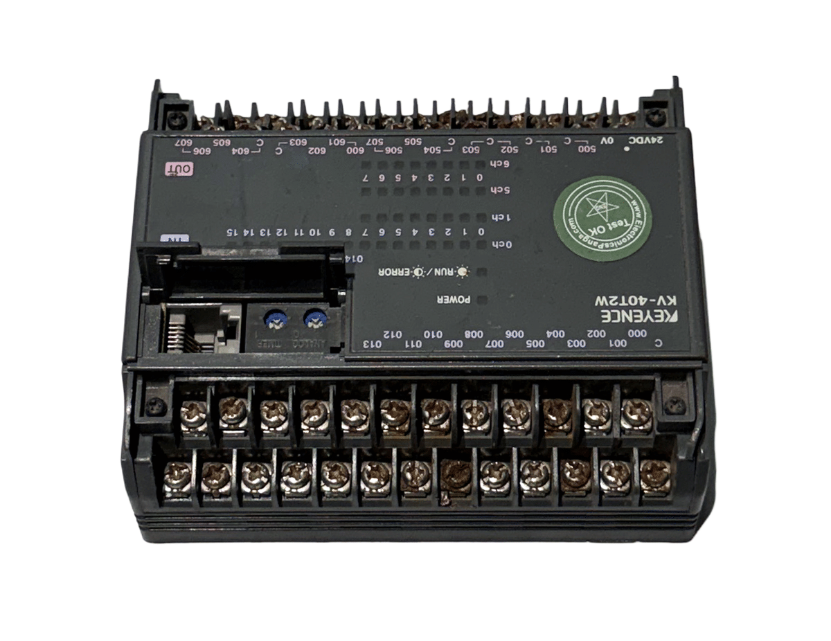 KEYENCE KV-40T2W 24V/DC Basic Unit (PLC) Module PL345 - Image 5