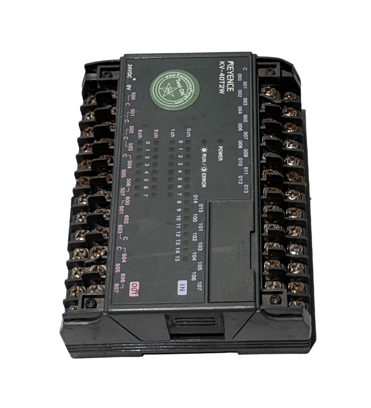 KEYENCE KV-40T2W 24V/DC Basic Unit (PLC) Module PL345 - Image 6
