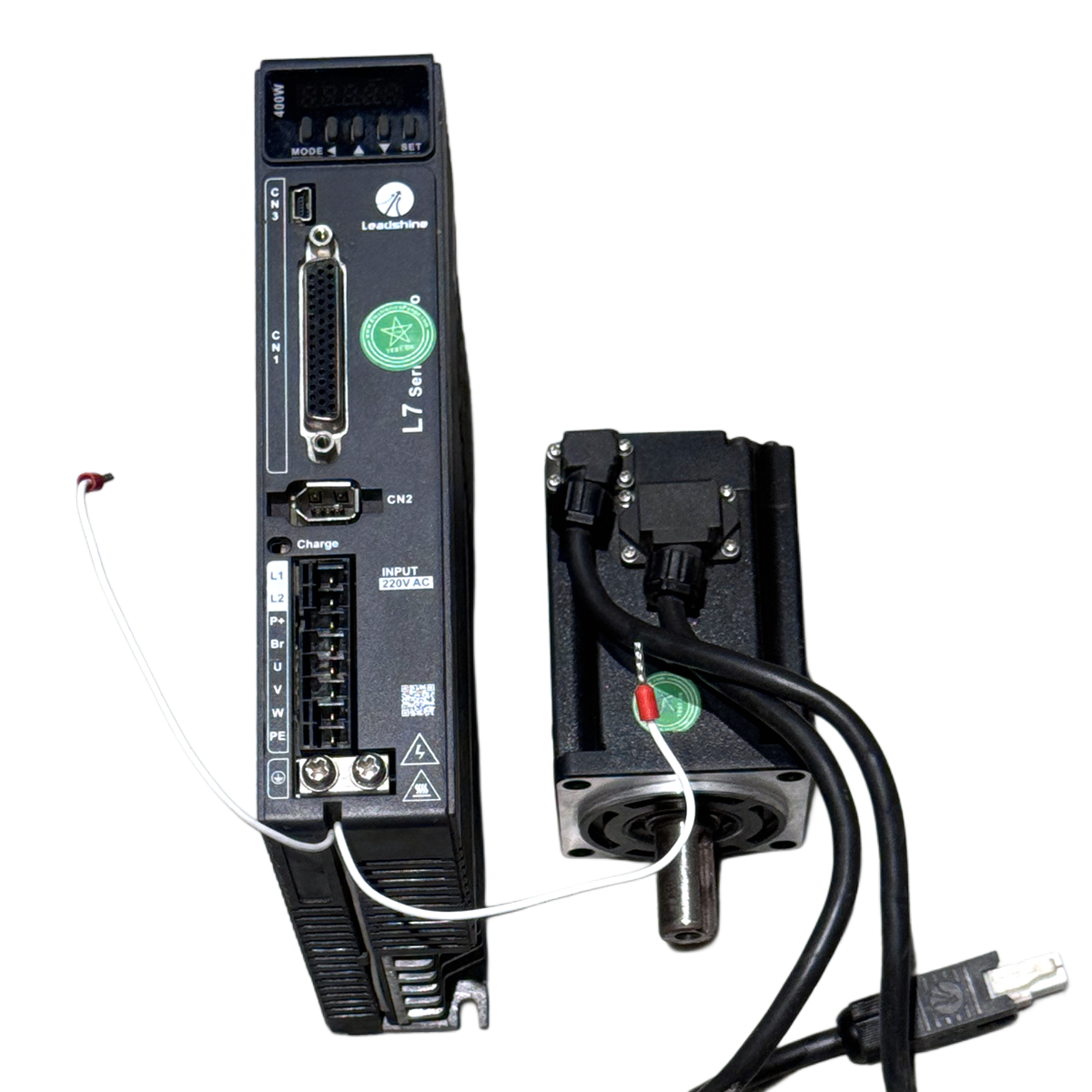 LEADSHINE 0.40Kw (400W) ACM1-06004H2 AC Servo Motor + L7-400 Driver MD438