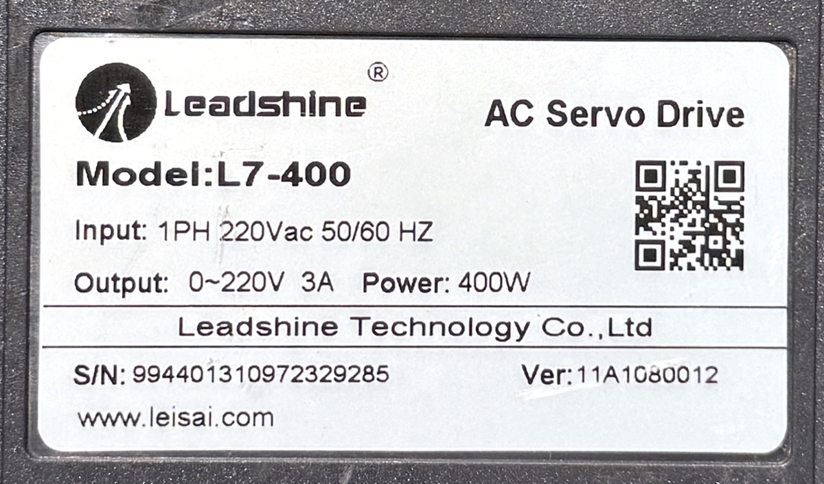 LEADSHINE 0.40Kw (400W) ACM1-06004H2 AC Servo Motor + L7-400 Driver MD438 - Image 9