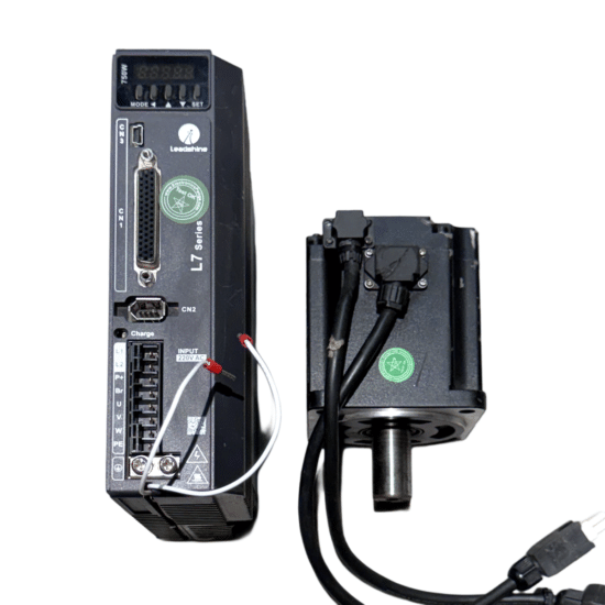 LEADSHINE 0.75Kw (750W) ACM1-08008H2-F1-M17S AC Servo Motor + L7-750 Driver MD445
