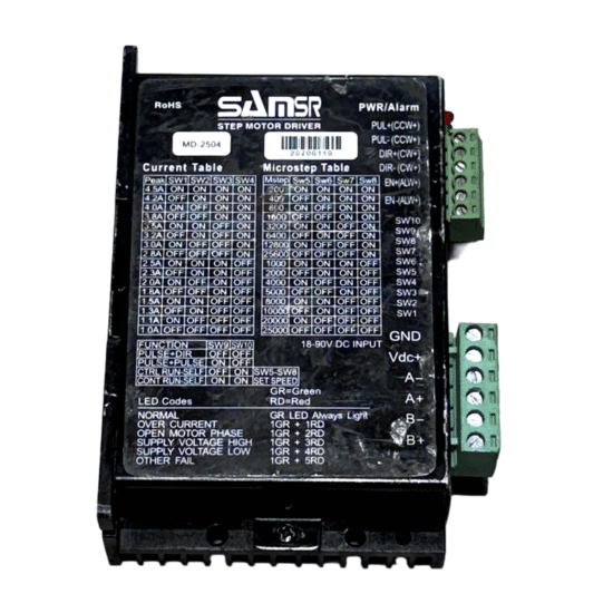 SAMSR MD-2504 18-90V 4.5A Stepper Motor Driver STD391