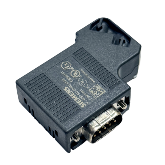SIEMENS 6ES7972-0BA42-0XA0 9-Pin Male Connector For Motor J103