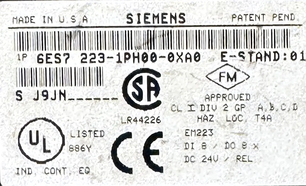 SIEMENS EM223 1P 6ES7 223-1PH00-0XA0 Input Output (PLC) Module PL347 - Image 4