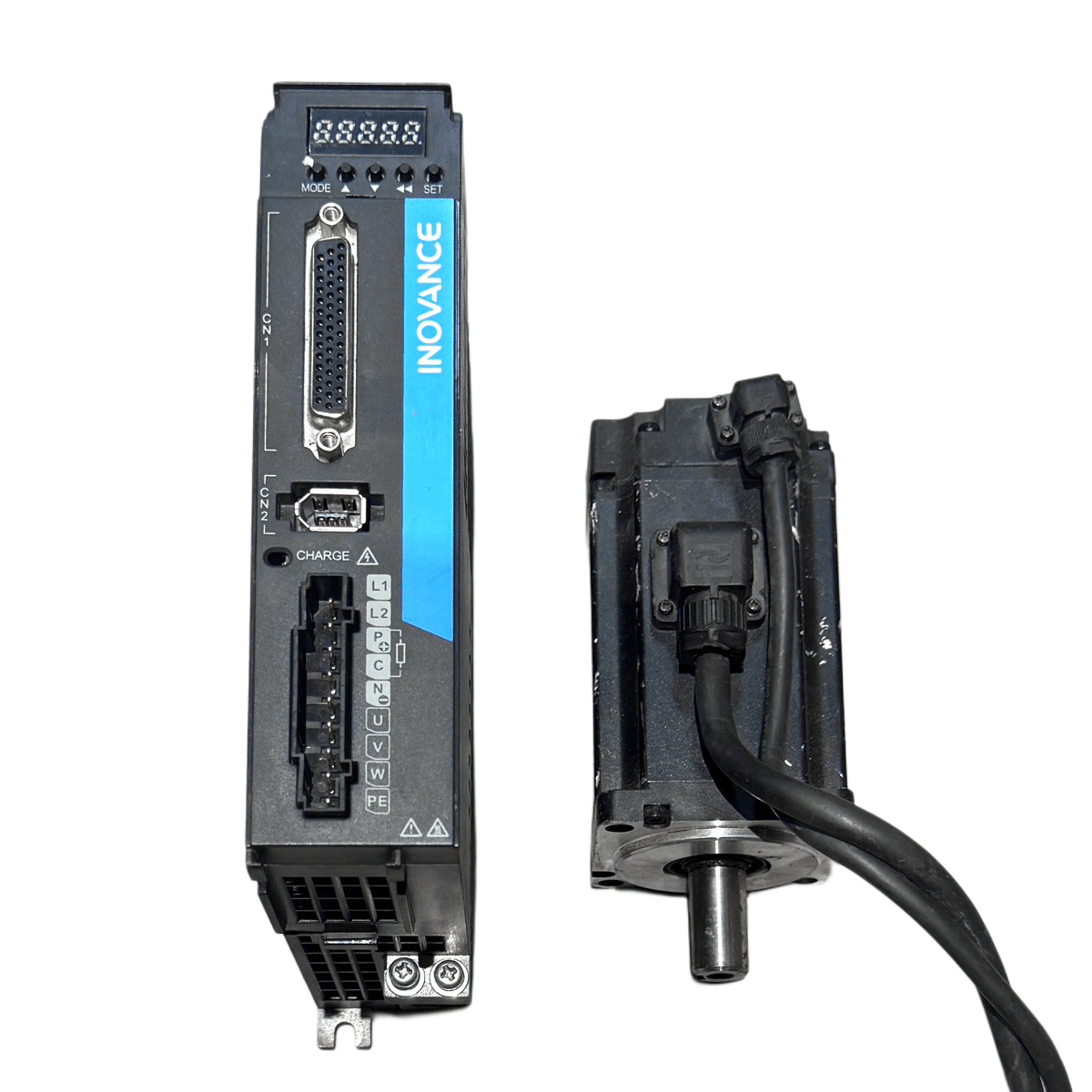 SUZHOU INOVANCE 0.4Kw (400W) MS1H4-40B30CB-A331Z-S AC Servo Motor + SV660PS2R8I Driver MD446