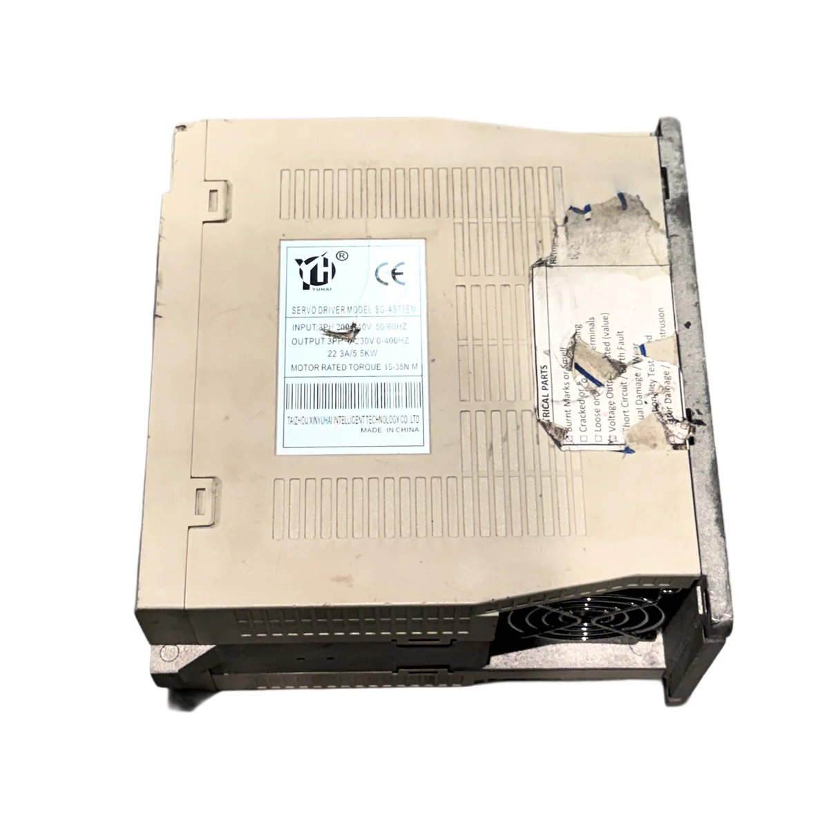 TAIZHOU XINYUHAI 5.5Kw (5500W) SG-AS75EM AC Servo Driver SD1758 - Image 5