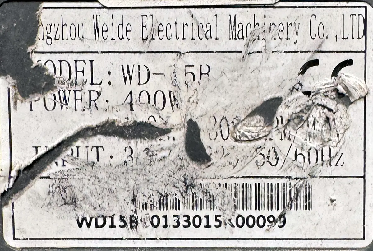 WIDE 0.4Kw (400W) WD-15B AC Servo Driver SD1756 - Image 4