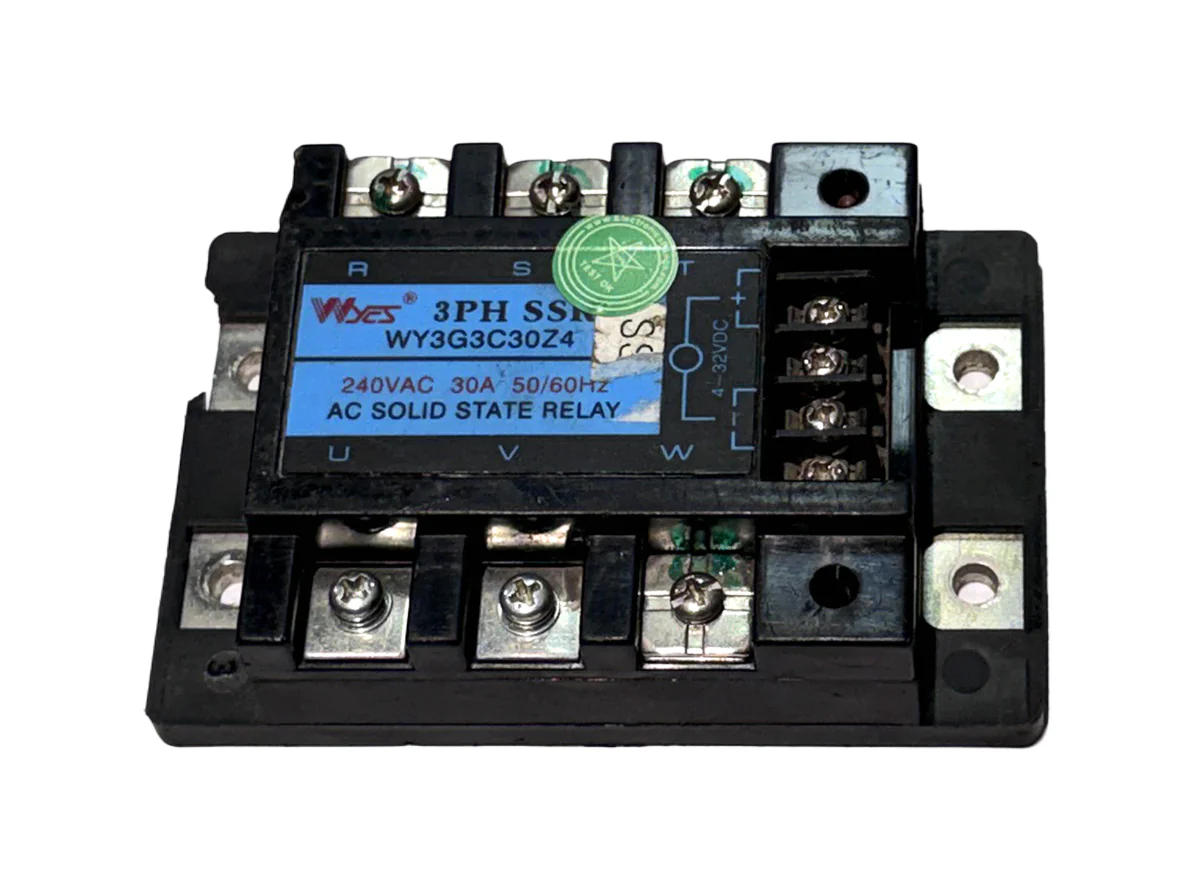 WYES WY3GC30Z4 3-Phase 240V 30A SSR Solid State Relay R70 - Image 3