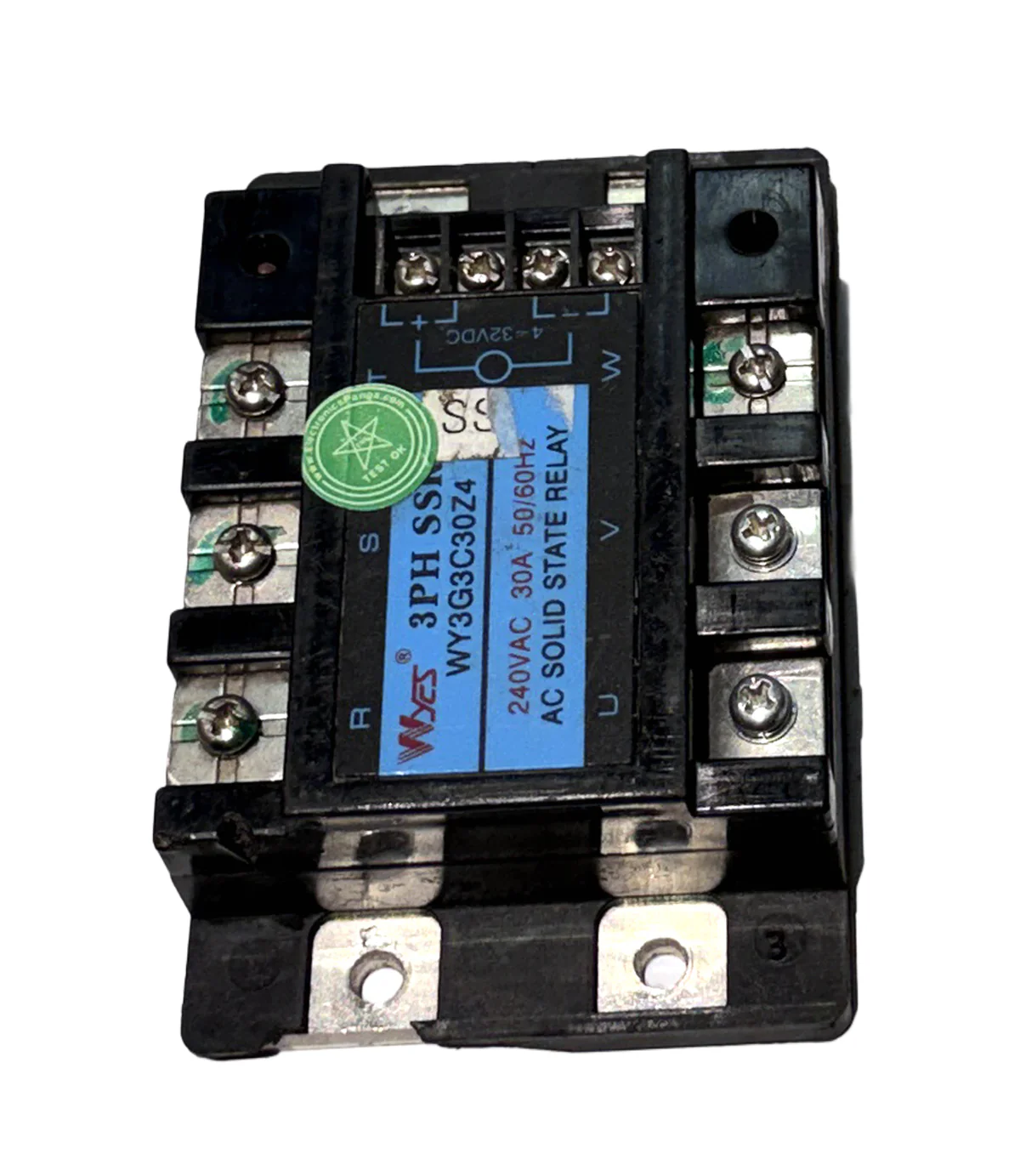WYES WY3GC30Z4 3-Phase 240V 30A SSR Solid State Relay R70 - Image 4