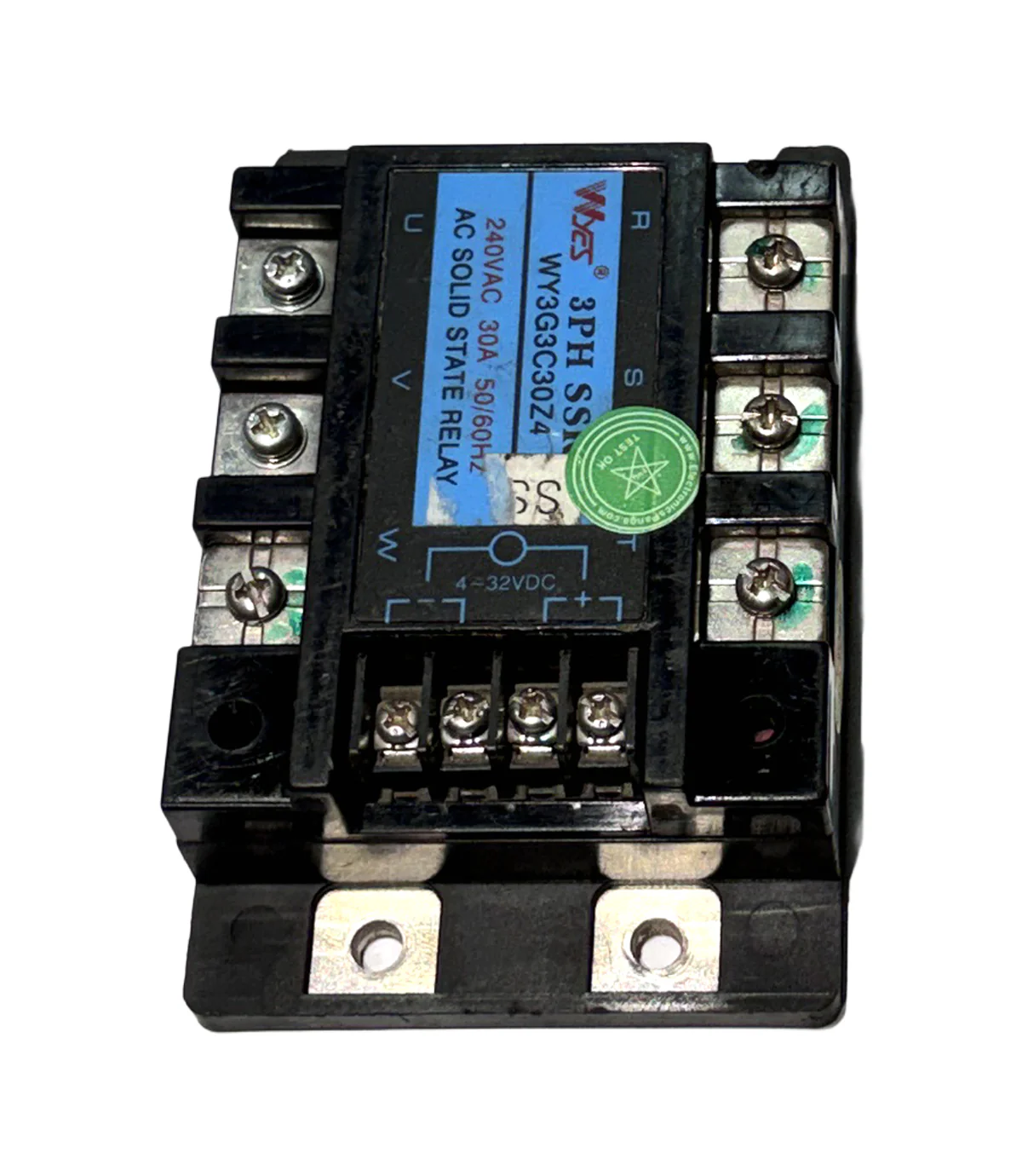 WYES WY3GC30Z4 3-Phase 240V 30A SSR Solid State Relay R70 - Image 5