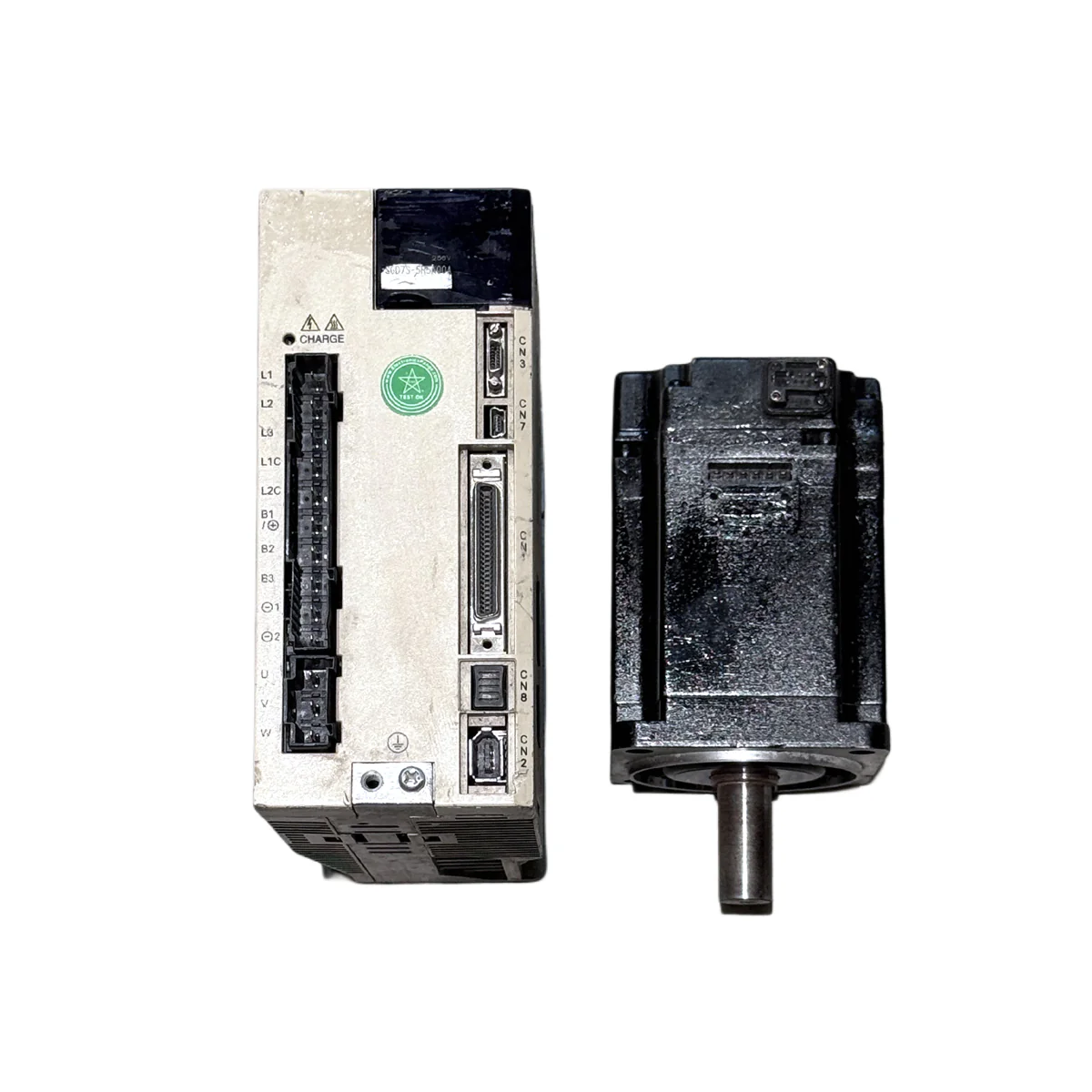 YASKAWA 0.75Kw (750W) SGMAS-08ACA21 AC Servo Motor + SGDV-5R5A01A002000 Driver MD439