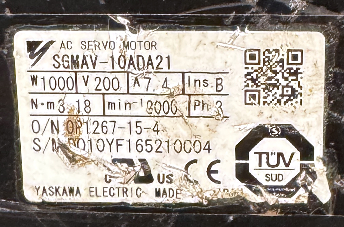 YASKAWA 1Kw (1000W) SGMAV-10ADA21 AC Servo Motor + SGDV-7R6A01A002000 Driver MD437 - Image 3