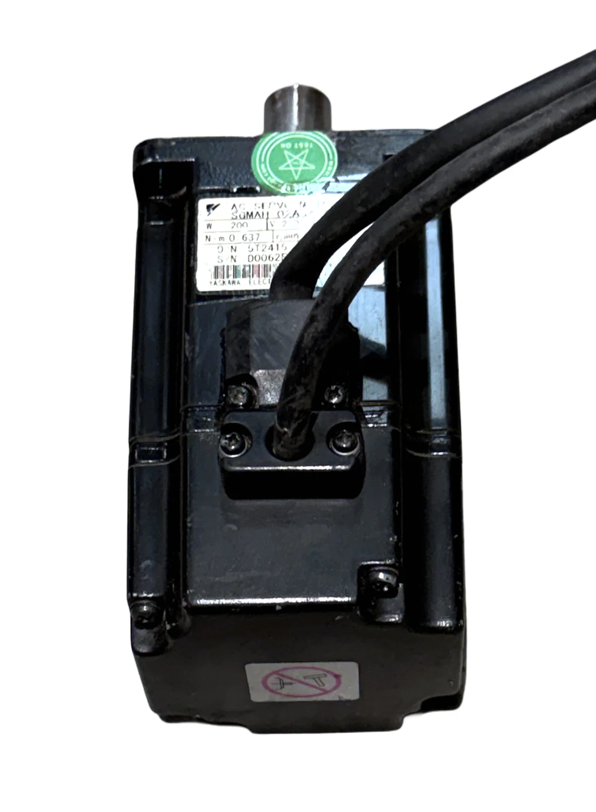 YASKAWA 200W (0.2Kw) SGMAH-02ACA-SW11 AC Servo Motor + SGDH-02AE Driver MD441 - Image 6