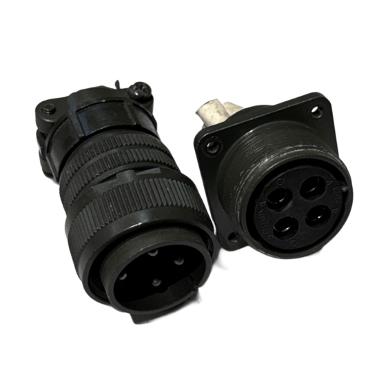 YEONHAB 22-22 4-Pin Male Female Connector Pair For Motor J106